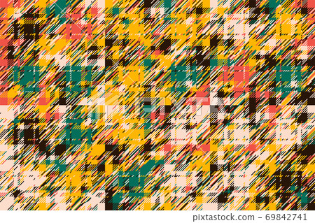 Modern glitch background. Color geometric abstract pattern vector. Modern glitch background. Color geometric abstract pattern vector. 69842741