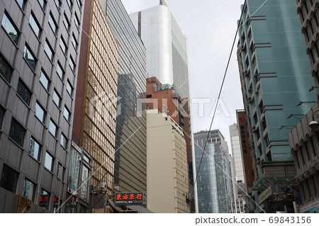 18 Sept 2020 Modern city skyscrapers, Central, Hong Kong 18 Sept 2020 Modern city skyscrapers, Central, Hong Kong 69843156