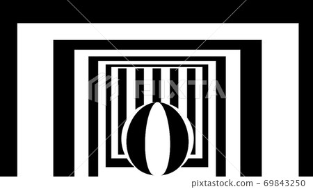 Black and white stripes. Computer generated abstract background, 3D render Black and white stripes. Computer generated abstract background, 3D render 69843250