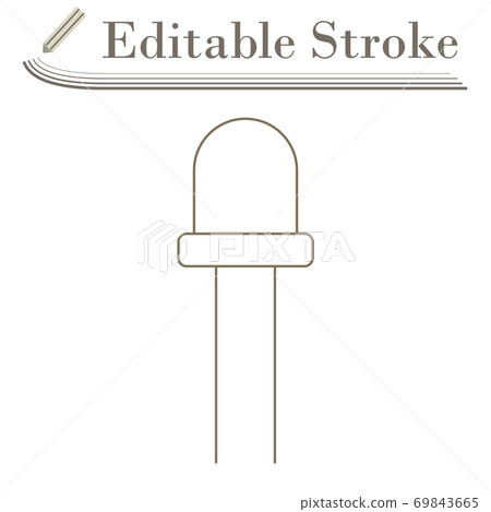 Light-emitting Diode Icon 69843665