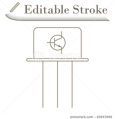 Transistor Icon Transistor Icon 69843666