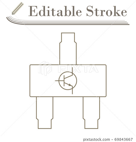 Smd Transistor Icon Smd Transistor Icon 69843667