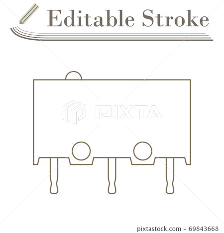 Micro Button Icon Icon 69843668