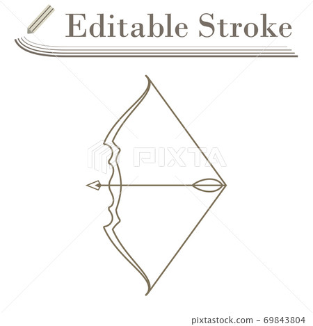 Bow With Arrow Icon 69843804