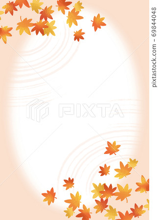 Frame of autumn leaves that feels autumn Frame of autumn leaves that feels autumn 69844048
