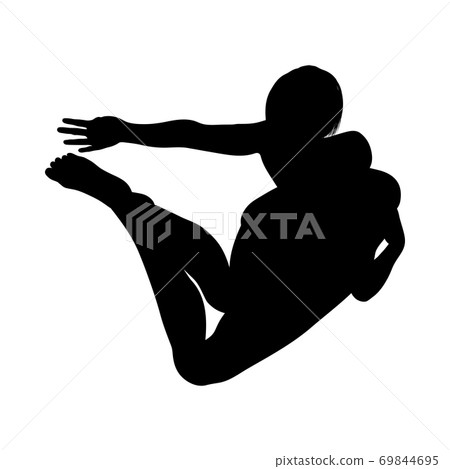 Naked sexy girls silhouette 69844695