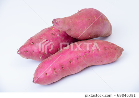 紅薯加賀蔬菜五島金shima白色背景 69846381