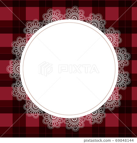 Gothic pink plaid background Gothic pink plaid background 69848144