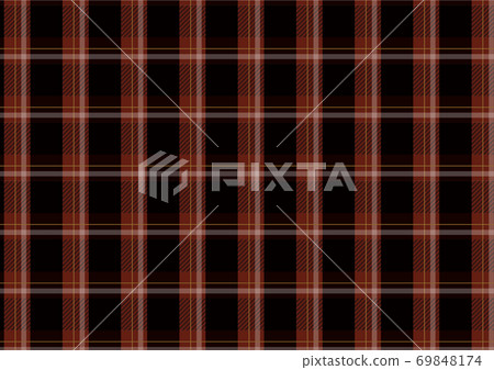 Autumn color check pattern 69848174