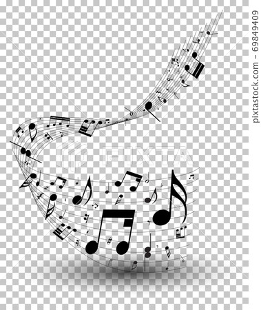 Musical note staff Musical note staff 69849409