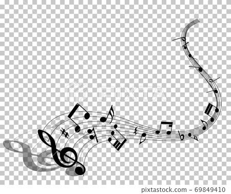 Musical note staff Musical note staff 69849410