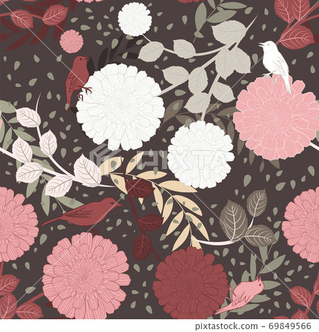 Seamless Floral Pattern Seamless Floral Pattern 69849566