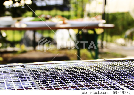 Home barbecue image without chair 69849782