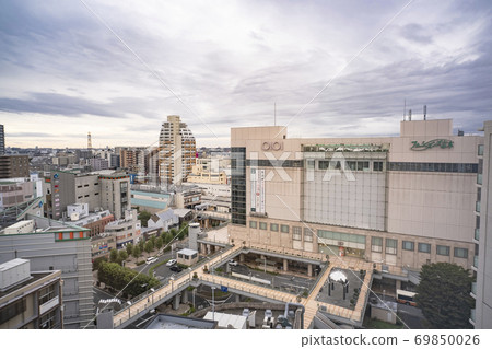東武東上線都市風景Shi站東口附近的都市風景 東武東上線都市風景Shi站東口附近的都市風景 69850026