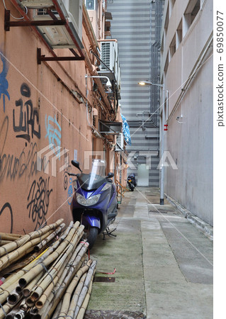 18 Sept 2020 the dirty alley at kennedy town, hong kong 69850077
