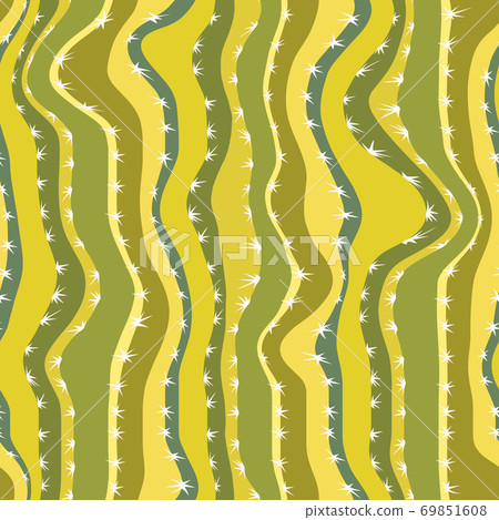 Cactus texture seamless pattern.  69851608
