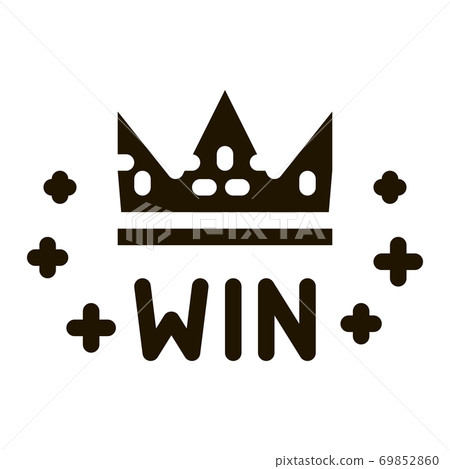 Winner Crown Betting And Gambling Icon Vector Illustration Winner Crown Betting And Gambling Icon Vector Illustration 69852860
