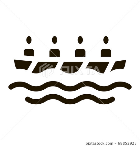 Academic Rowing Canoeing Icon Vector Illustration Academic Rowing Canoeing Icon Vector Illustration 69852925