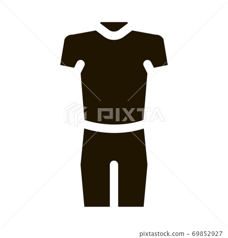 Swimming Suit Canoeing Icon Vector Illustration Swimming Suit Canoeing Icon Vector Illustration 69852927