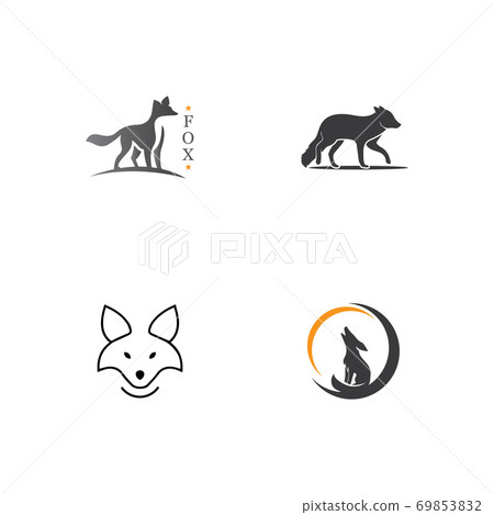 Fox vector illustration icon 69853832