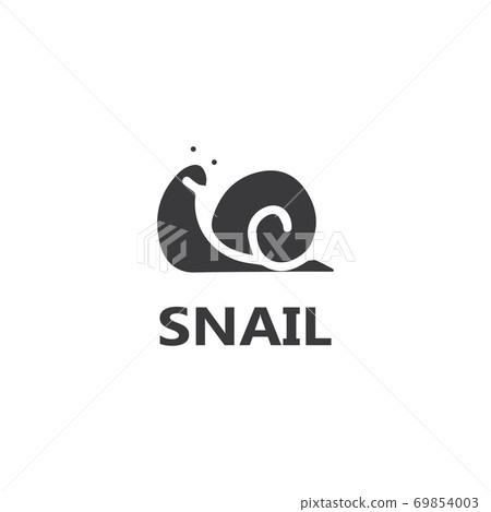 Snail logo vector template icon design Snail logo vector template icon design 69854003