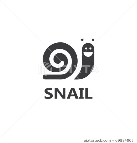 Snail logo vector template icon design Snail logo vector template icon design 69854005