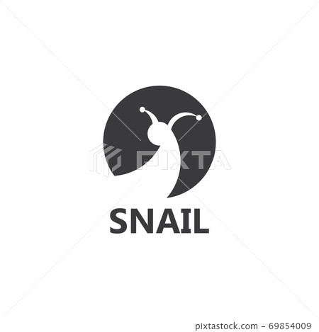Snail logo vector template icon design Snail logo vector template icon design 69854009