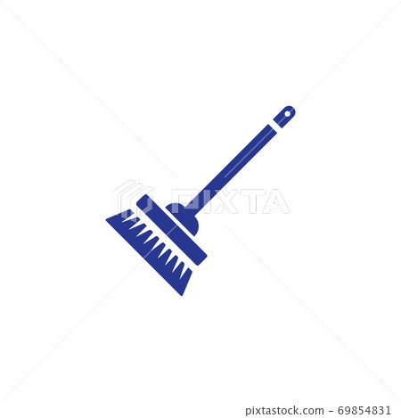 Broom cleaning  icon vector design 69854831