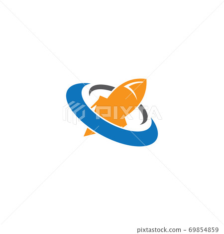 Rocket Logo icon vector template 69854859