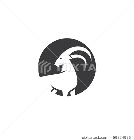 Goat Logo Template vector icon 69854956