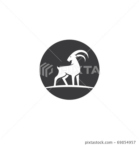 Goat Logo Template vector icon 69854957