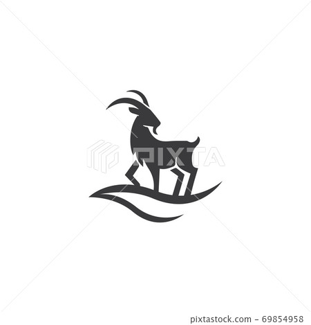 Goat Logo Template vector icon 69854958