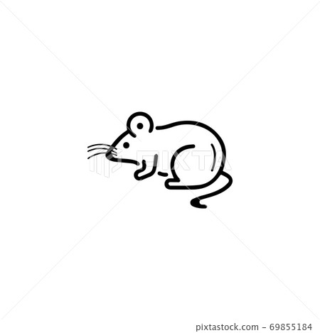 Mouse animal logo icon vector Mouse animal logo icon vector 69855184