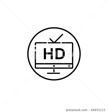 TV , LCD, LED, monitor icon vector illustration 69855215