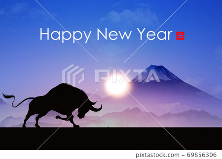 2021 New Year's card 2021 New Year's card 69856306