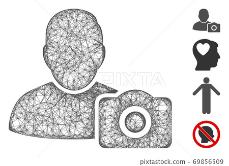 User Photo Web Vector Mesh Illustration User Photo Web Vector Mesh Illustration 69856509