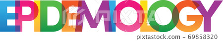 Colored rainbow text 69858320