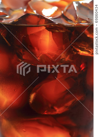 Ice coffee background Ice coffee background 69860434