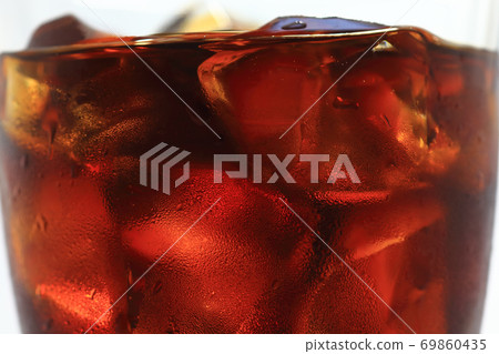 Ice coffee background Ice coffee background 69860435