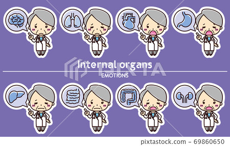 女醫生和負面的面部表情套裝/內置圖標井噴 女醫生和負面的面部表情套裝/內置圖標井噴 69860650