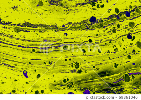 Abstract grunge art background texture with colorful paint splashes. 69861046
