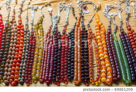 Set of praying beads of various color Set of praying beads of various color 69861209