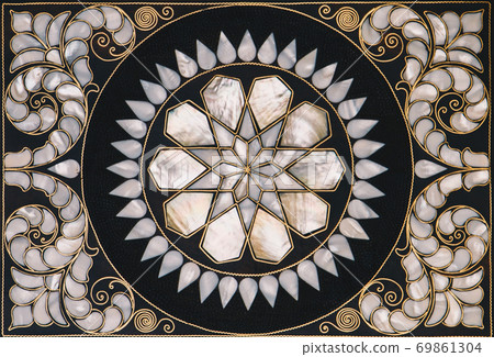 Example of Mother of Pearl inlays Example of Mother of Pearl inlays 69861304