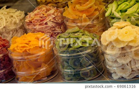 Natural Dry fruit sell in market Natural Dry fruit sell in market 69861316