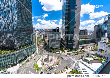 《Aichi Prefecture》Nagoya station square/cityscape 《Aichi Prefecture》Nagoya station square/cityscape 69861432