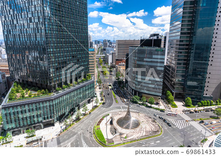 《Aichi Prefecture》Nagoya station square/cityscape 《Aichi Prefecture》Nagoya station square/cityscape 69861433