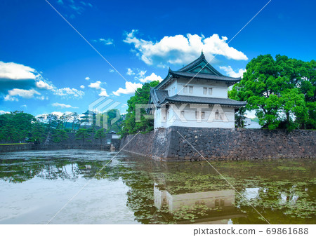 Imperial Palace on blue sky background at daytime Imperial Palace on blue sky background at daytime 69861688