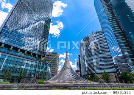 《Aichi Prefecture》Nagoya station square/cityscape 《Aichi Prefecture》Nagoya station square/cityscape 69861833