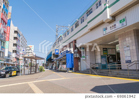 Scenery in front of the station Ayase Station Scenery in front of the station Ayase Station 69861942