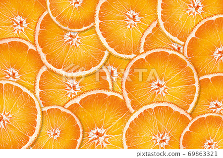 Orange Fresh Fruit Background. Orange Fresh Fruit Background. 69863321